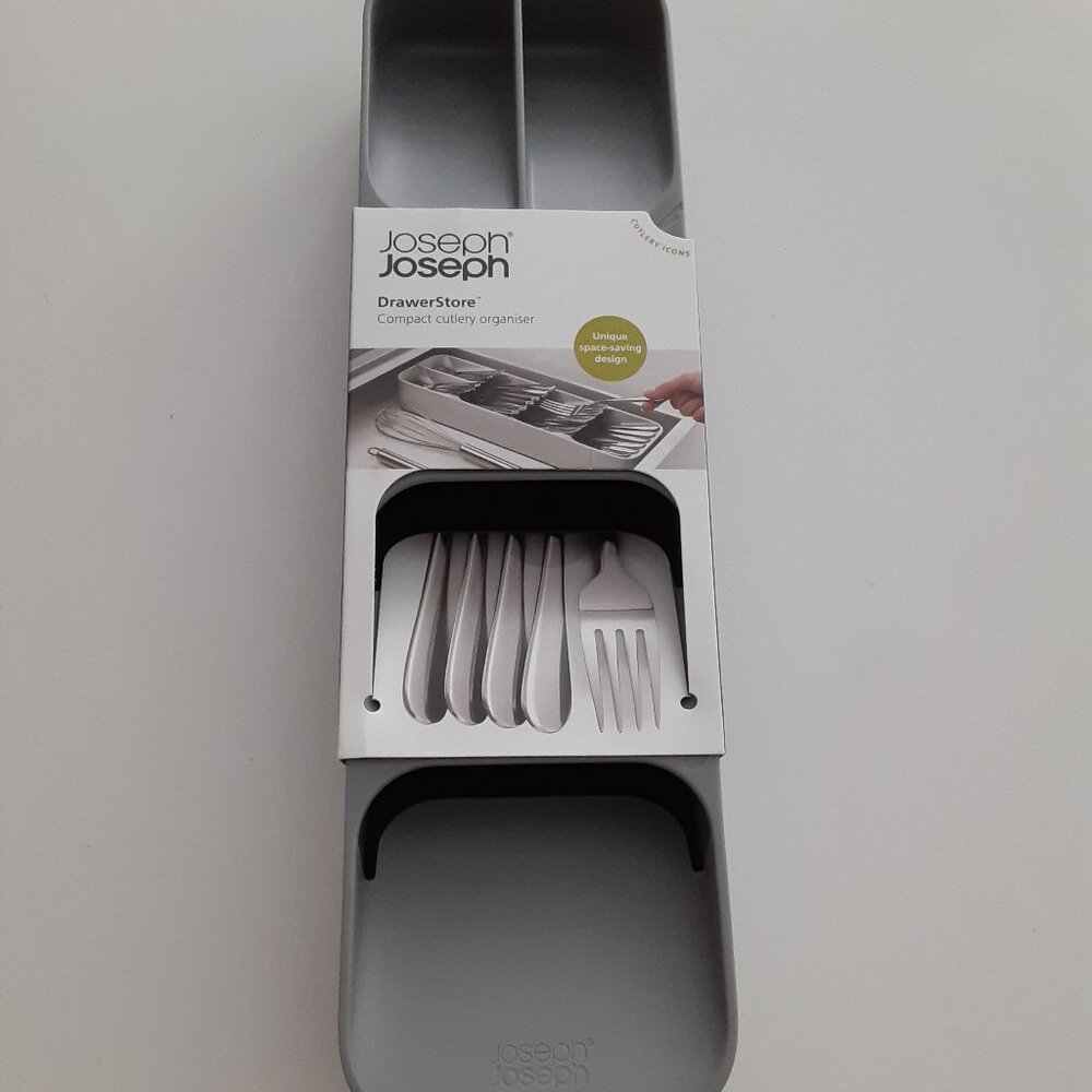 Joseph Joseph DrawerStore Compact Cutlery Organizer NWOT